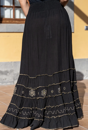 Garde-robe - Lange Rok - Zwart