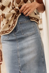 Garde-robe - Lange Rok - Jeans