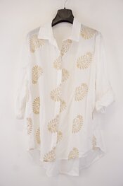 Garde-robe - Blouse - Goud-wit