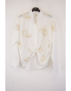 Garde-robe - Blouse - Goud-wit