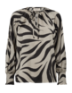 Free/quent - Blouse - Zwart-grijs