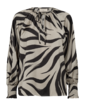 Free/quent - Blouse - Zwart-grijs