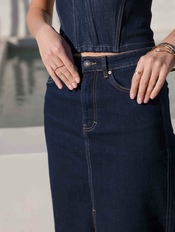 Garde-robe - Lange Rok - Jeans