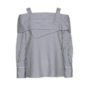 Caroline Biss - Tuniek - Wit-blauw