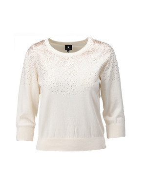 K-design - Pull - Ecru
