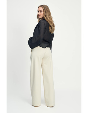 Pom Amsterdam - Lange Broek - Ecru