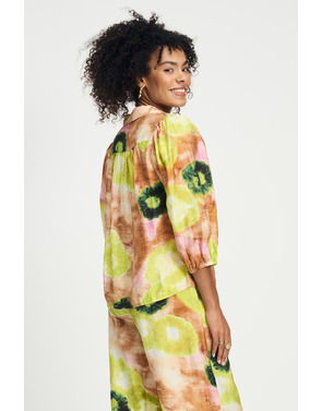 Pom Amsterdam - Blouse - Limoen-groen