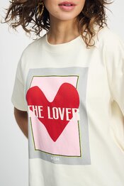 Pom Amsterdam - T-shirt - Ecru