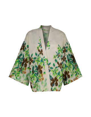 Amelie &amp; Amelie - Jas - Groen-ecru